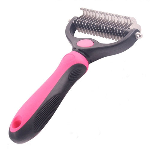 Pet Fur Knot Cutter Dog Grooming Shedding Tools Pet Cat Hair Removal Comb Brush Double sided Pet Products