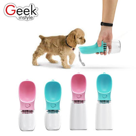 Geekinstyle 550ML Portable Pet Cups Drinking Bottle Dog Cat Health Feeding Water Feeders Pet Travel Cups ABS Drinking Products