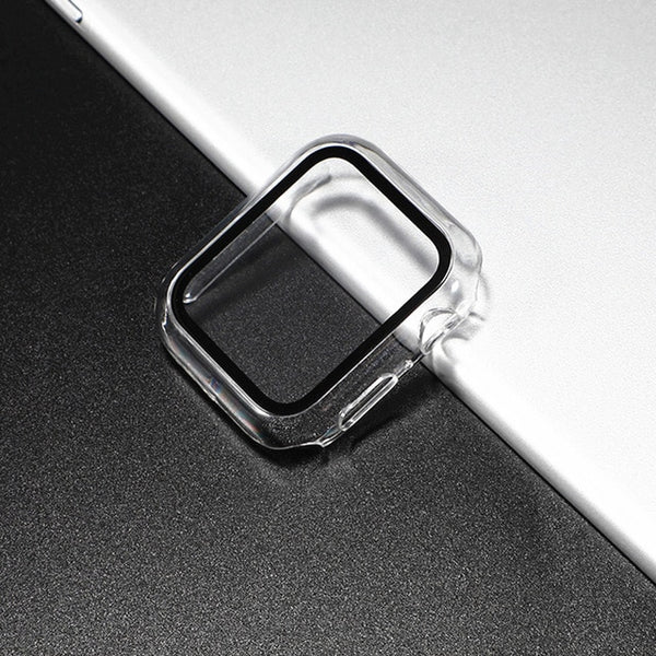 Glass+case For Apple Watch serie 6 5 4 3 SE 44mm 40mm iWatch Case 42mm 38mm bumper Screen Protector+cover apple watch Accessorie