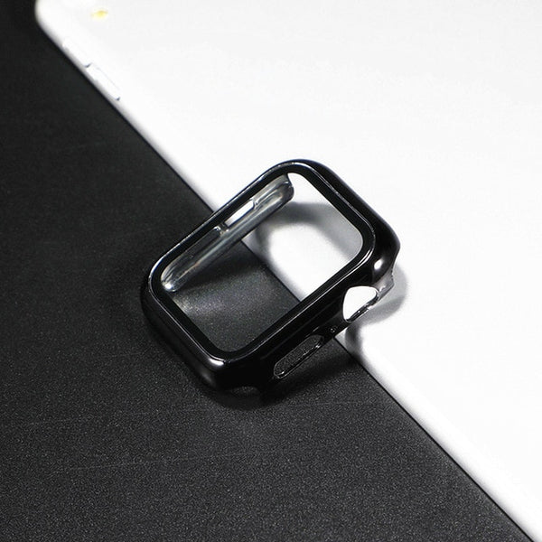 Glass+case For Apple Watch serie 6 5 4 3 SE 44mm 40mm iWatch Case 42mm 38mm bumper Screen Protector+cover apple watch Accessorie