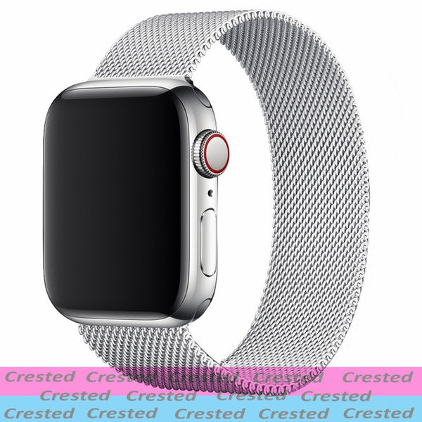 Strap For Apple watch seires 6 5 4 3 SE iWatch Band 38mm 42mm Accessories belt bracelet Milanese Loop Apple watch band 40mm 44mm