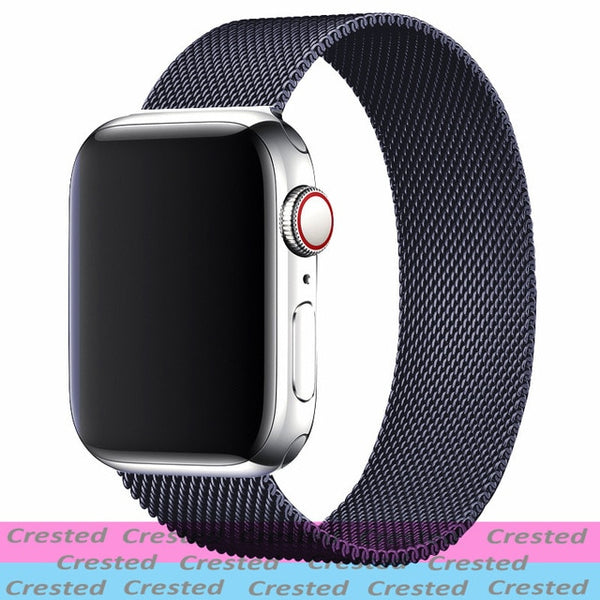 Strap For Apple watch seires 6 5 4 3 SE iWatch Band 38mm 42mm Accessories belt bracelet Milanese Loop Apple watch band 40mm 44mm