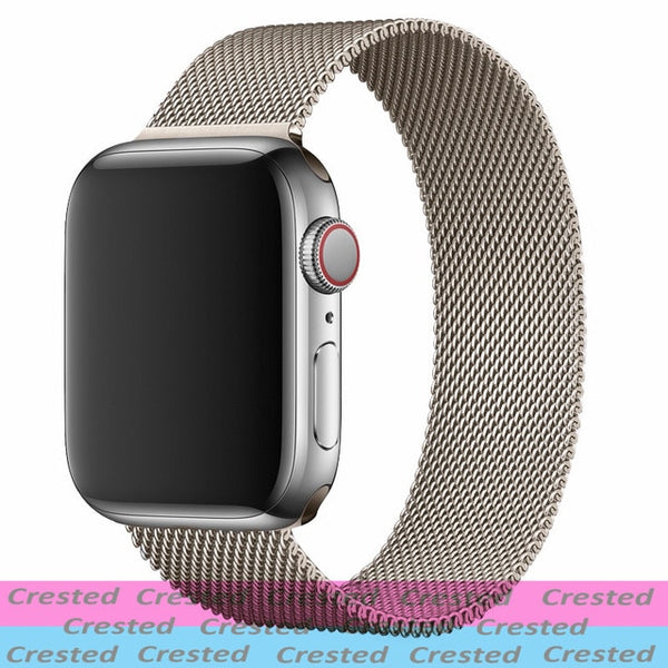 Strap For Apple watch seires 6 5 4 3 SE iWatch Band 38mm 42mm Accessories belt bracelet Milanese Loop Apple watch band 40mm 44mm
