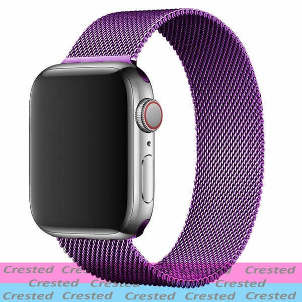 Strap For Apple watch seires 6 5 4 3 SE iWatch Band 38mm 42mm Accessories belt bracelet Milanese Loop Apple watch band 40mm 44mm
