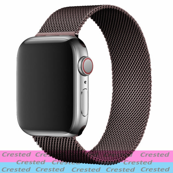 Strap For Apple watch seires 6 5 4 3 SE iWatch Band 38mm 42mm Accessories belt bracelet Milanese Loop Apple watch band 40mm 44mm