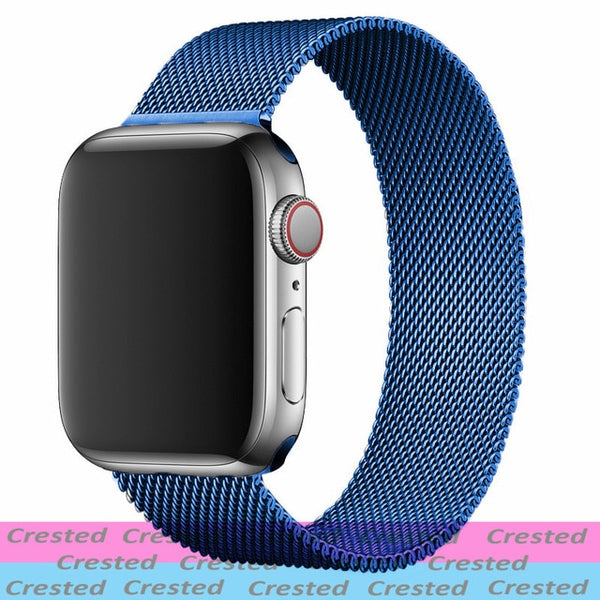 Strap For Apple watch seires 6 5 4 3 SE iWatch Band 38mm 42mm Accessories belt bracelet Milanese Loop Apple watch band 40mm 44mm