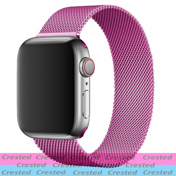 Strap For Apple watch seires 6 5 4 3 SE iWatch Band 38mm 42mm Accessories belt bracelet Milanese Loop Apple watch band 40mm 44mm