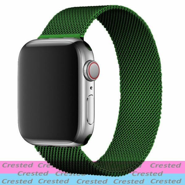 Strap For Apple watch seires 6 5 4 3 SE iWatch Band 38mm 42mm Accessories belt bracelet Milanese Loop Apple watch band 40mm 44mm