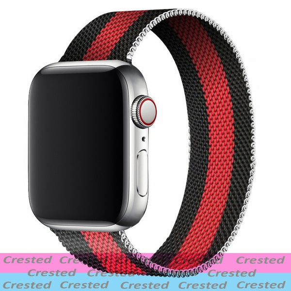 Strap For Apple watch seires 6 5 4 3 SE iWatch Band 38mm 42mm Accessories belt bracelet Milanese Loop Apple watch band 40mm 44mm