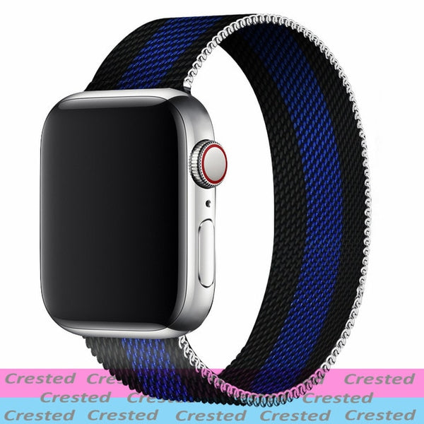 Strap For Apple watch seires 6 5 4 3 SE iWatch Band 38mm 42mm Accessories belt bracelet Milanese Loop Apple watch band 40mm 44mm