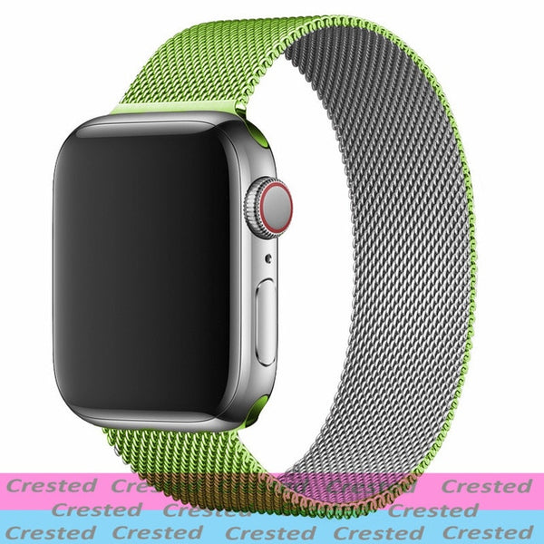 Strap For Apple watch seires 6 5 4 3 SE iWatch Band 38mm 42mm Accessories belt bracelet Milanese Loop Apple watch band 40mm 44mm