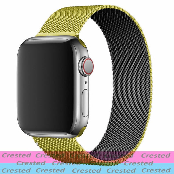 Strap For Apple watch seires 6 5 4 3 SE iWatch Band 38mm 42mm Accessories belt bracelet Milanese Loop Apple watch band 40mm 44mm