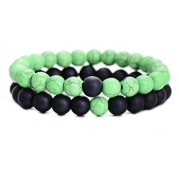 Natural Stone BEADED Bracelet