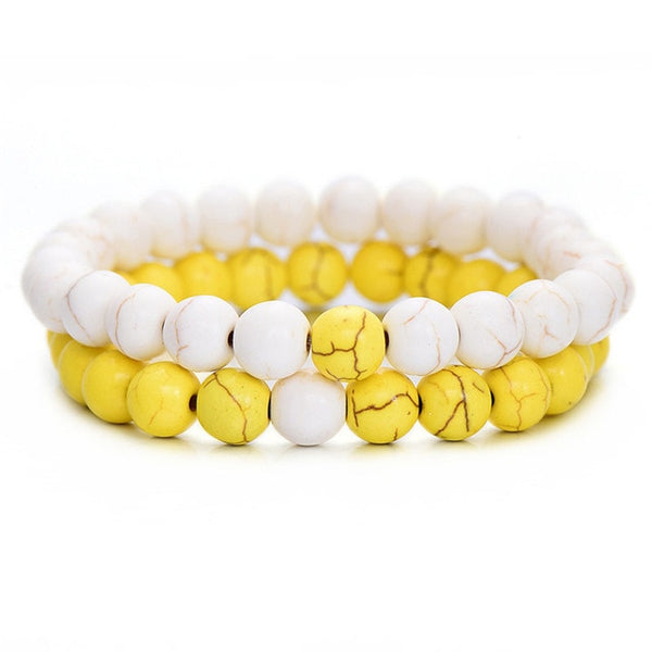 Natural Stone BEADED Bracelet