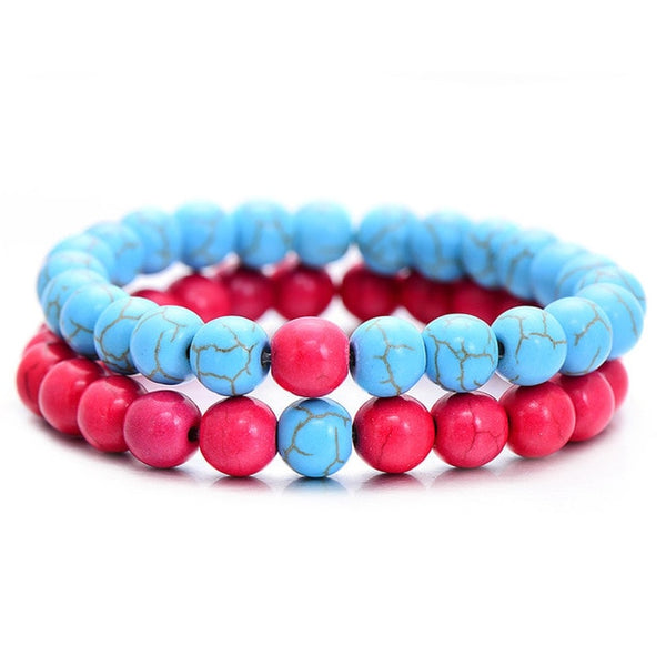 Natural Stone BEADED Bracelet