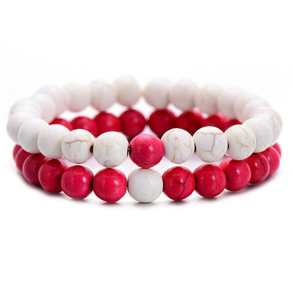 Natural Stone BEADED Bracelet