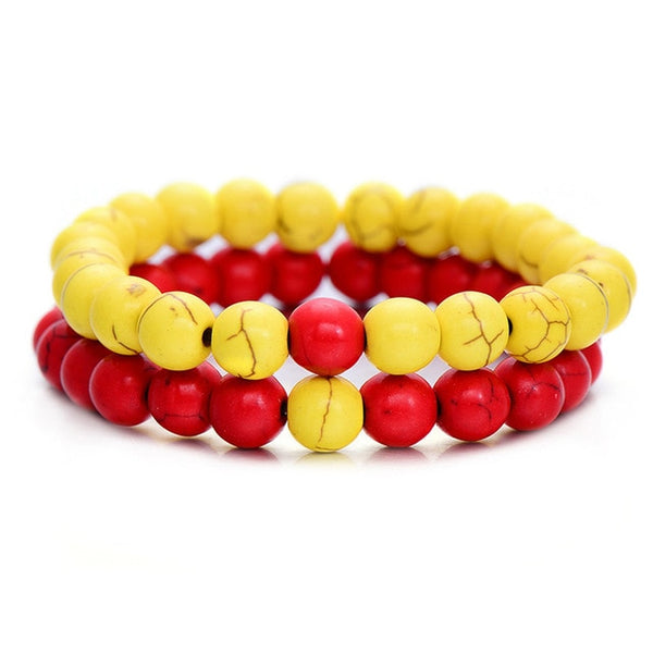 Natural Stone BEADED Bracelet