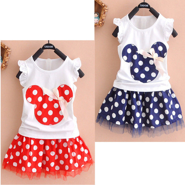 Mouse Baby Girls Summer Outfits