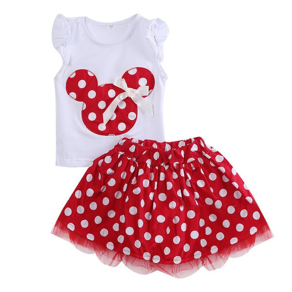 Mouse Baby Girls Summer Outfits