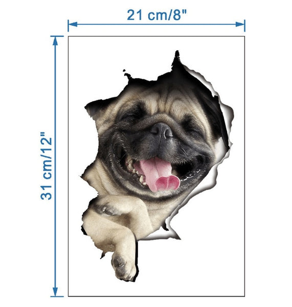 3d Toilet Stickers