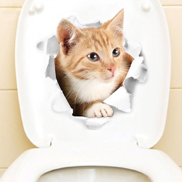 3d Toilet Stickers