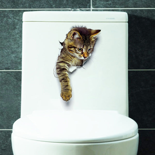 3d Toilet Stickers
