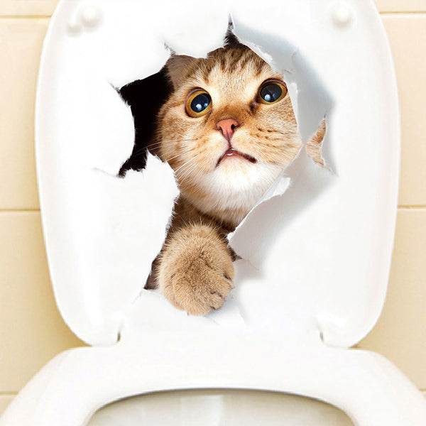 3d Toilet Stickers