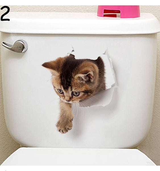 3d Toilet Stickers