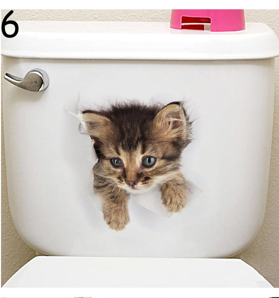 3d Toilet Stickers