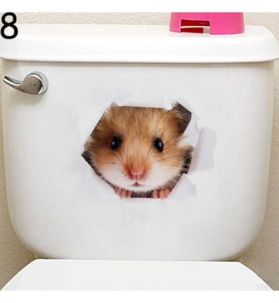 3d Toilet Stickers