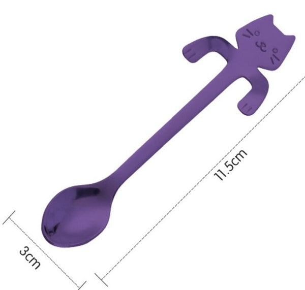 Kitty Cat Coffee Spoon