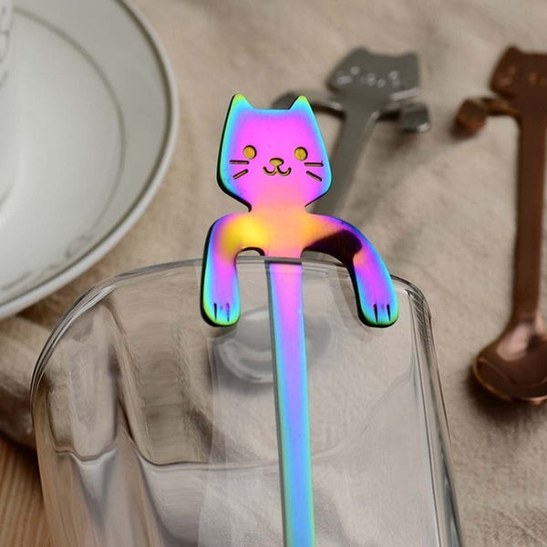 Kitty Cat Coffee Spoon