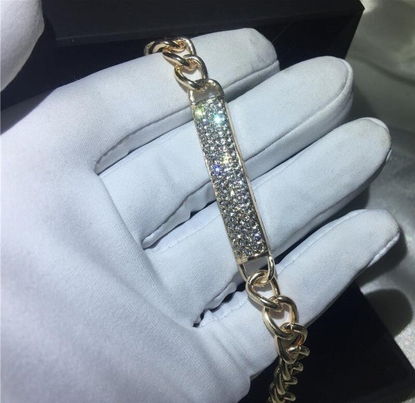 29 Styles Fashion Tennis bracelet White Gold Filled Pave AAAAA Cz stone Statement Party Wedding bracelets for women men Jewelry